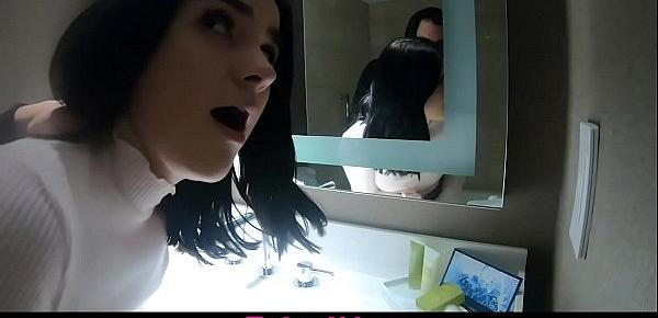  Thick Ass Teen Sucks And Fucks A Stranger In The Hotel Bathroom